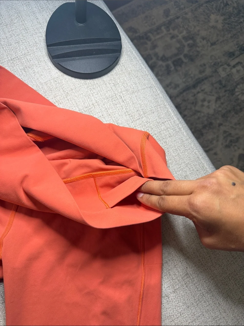 Vuori Coral Orange Leggings XL